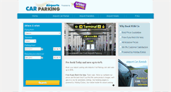 Desktop Screenshot of airports-car-parking.com